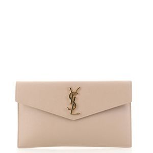 Saint Laurent Uptown Pouch Leather Neutral